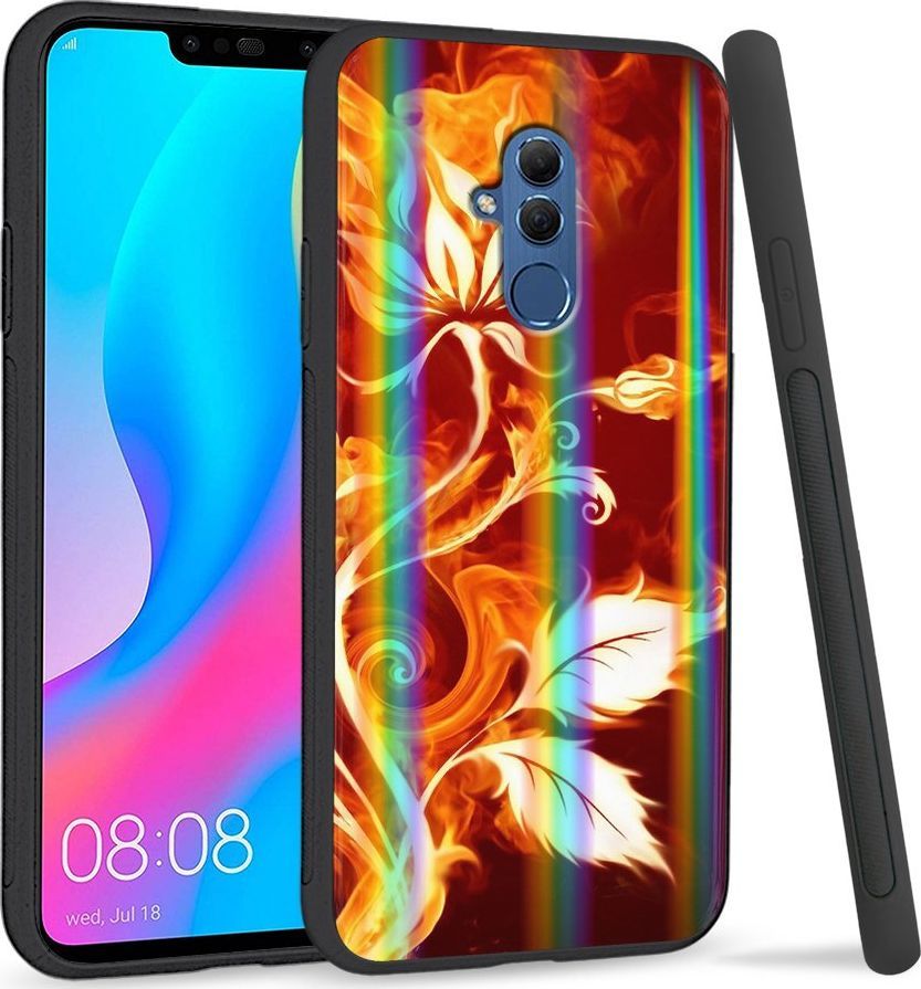 Super Fashion Etui Rainbow Series na Huawei Mate 20 Lite Frozen Flower 1