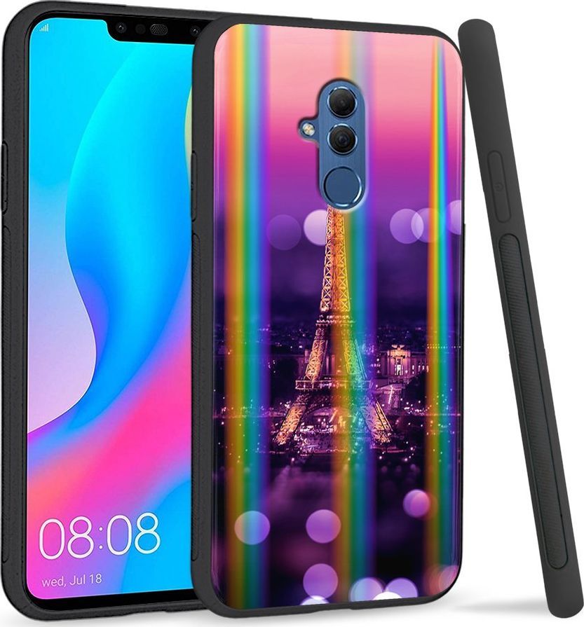 Super Fashion Etui Rainbow Series na Huawei Mate 20 Lite Kocham Paryż 1