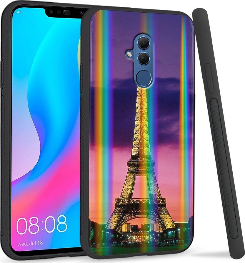 Super Fashion Etui Rainbow Series na Huawei Mate 20 Lite Wieża Eiffla 1