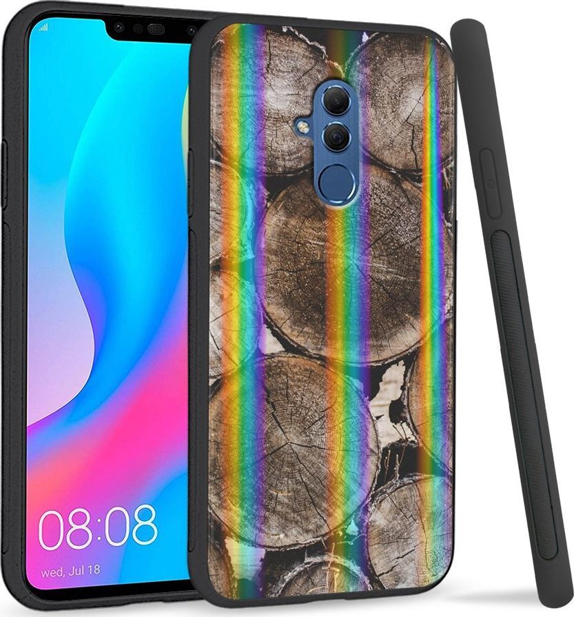 Super Fashion Etui Rainbow Series na Huawei Mate 20 Lite Drewno 1