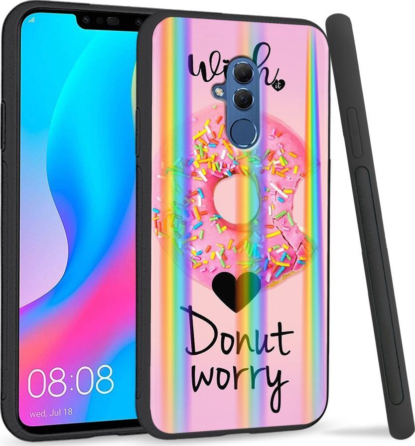 Super Fashion Etui Rainbow Series na Huawei Mate 20 Lite Black Kitty 1