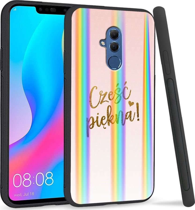 Super Fashion Etui Rainbow Series na Huawei Mate 20 Lite Cześć Piękna 1