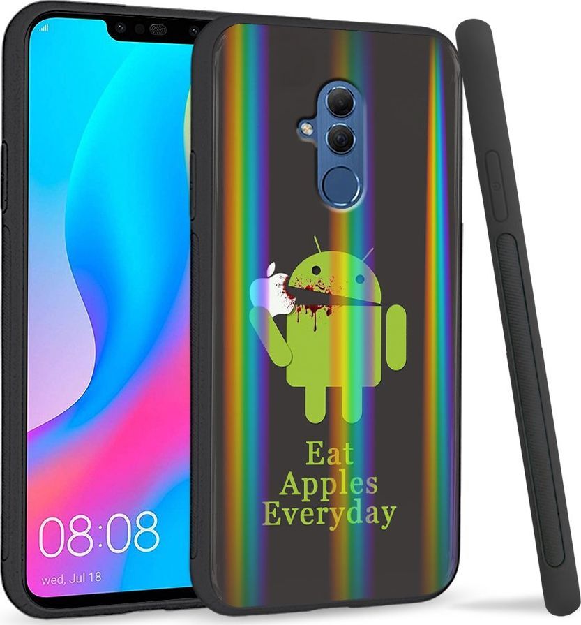 Super Fashion Etui Rainbow Series na Huawei Mate 20 Lite Eat Apples Everyday 1