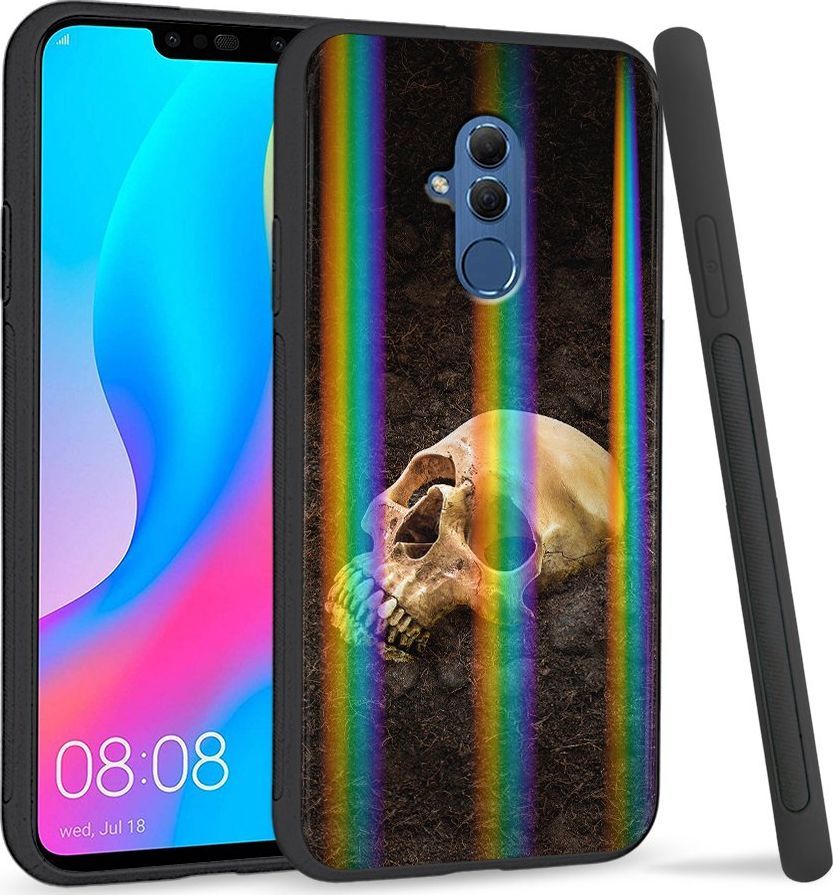 Super Fashion Etui Rainbow Series na Huawei Mate 20 Lite Czaszka w ziemi 1
