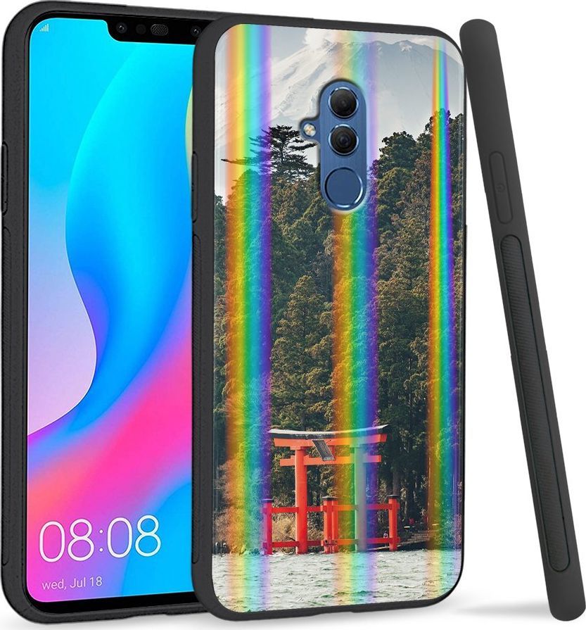 Super Fashion Etui Rainbow Series na Huawei Mate 20 Lite Leśna przystań 1