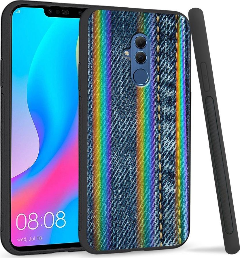 Super Fashion Etui Rainbow Series na Huawei Mate 20 Lite Jeans 1