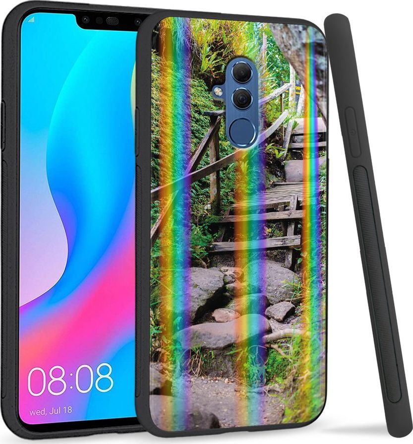 Super Fashion Etui Rainbow Series na Huawei Mate 20 Lite Leścia ścieżka 1