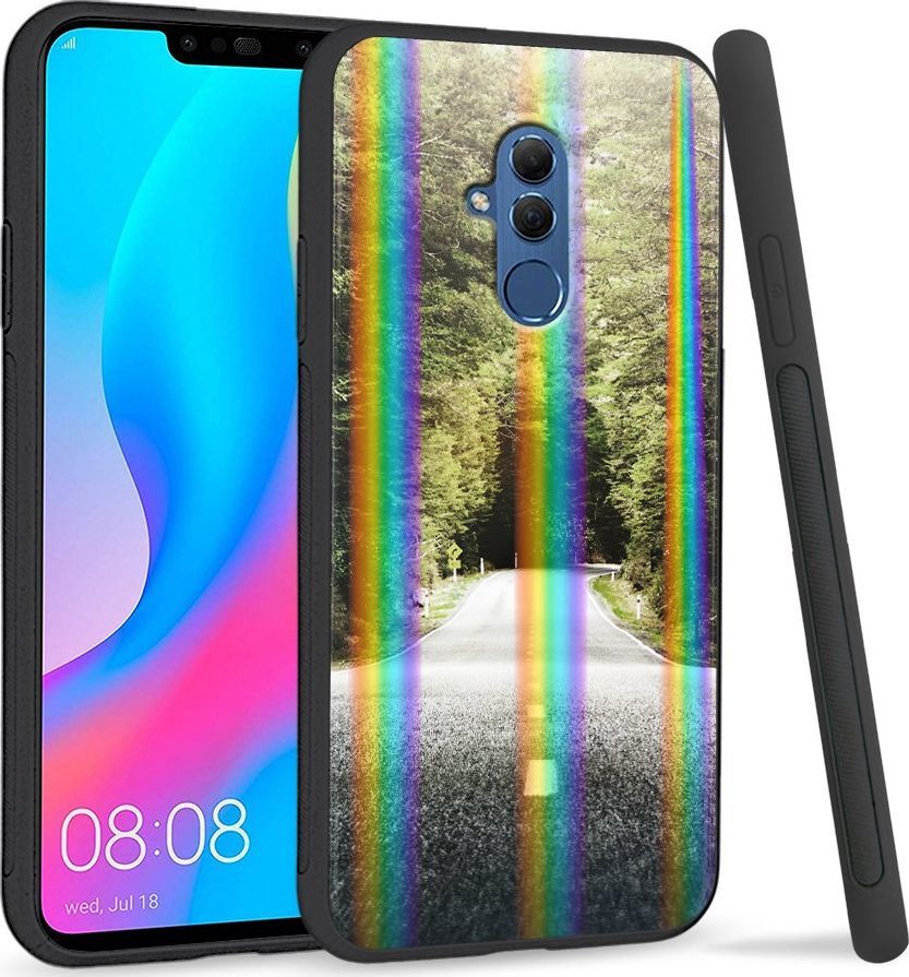 Super Fashion Etui Rainbow Series na Huawei Mate 20 Lite Droga przez las 1