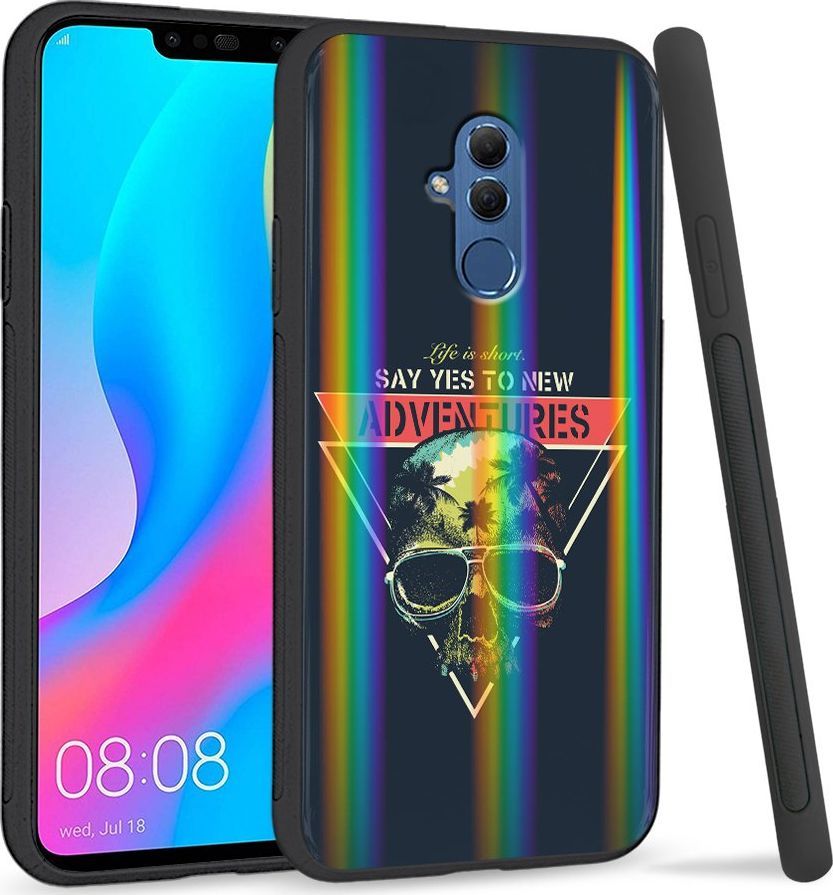 Super Fashion Etui Rainbow Series na Huawei Mate 20 Lite życie krótkie 1