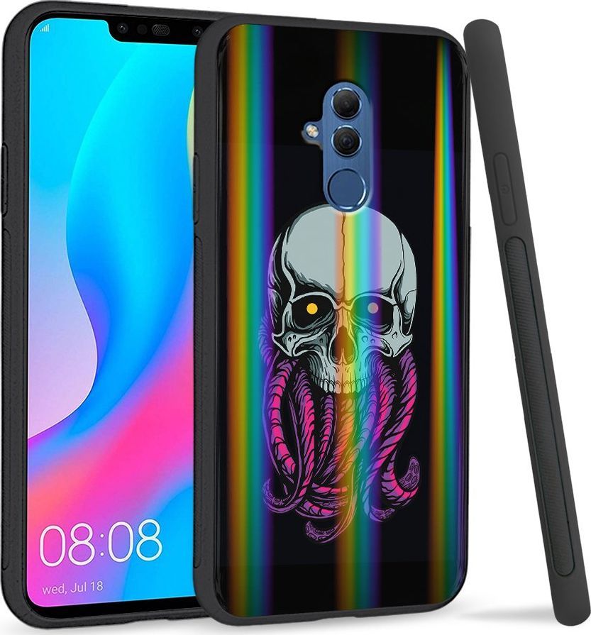 Super Fashion Etui Rainbow Series na Huawei Mate 20 Lite Starszna czaska 1