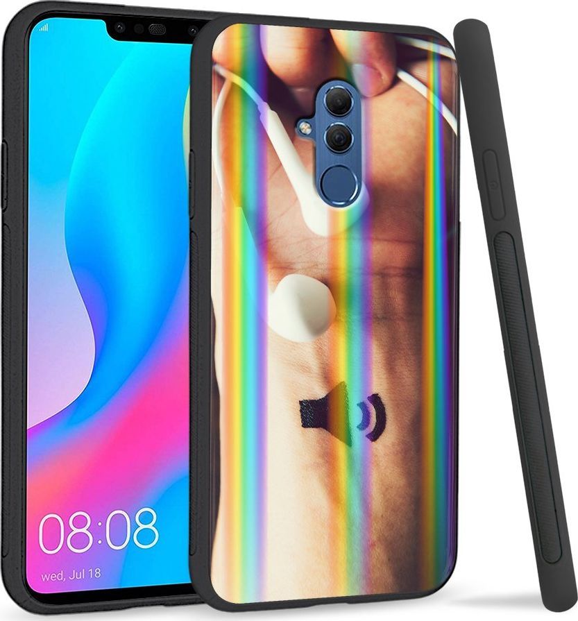 Super Fashion Etui Rainbow Series na Huawei Mate 20 Lite Czas na muzykę 1
