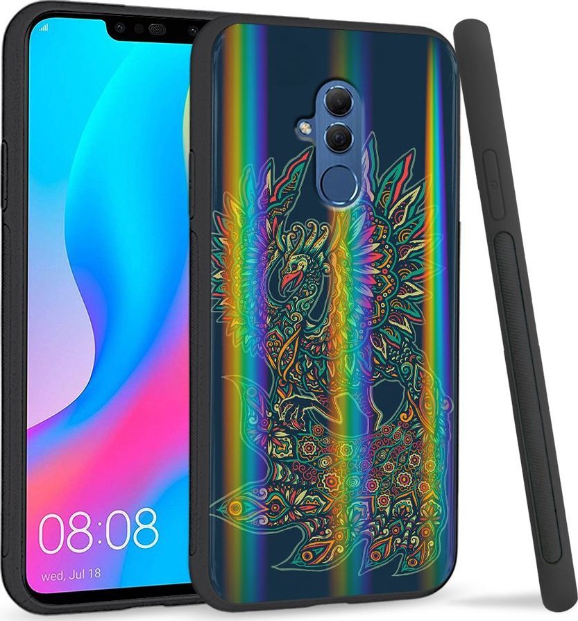 Super Fashion Etui Rainbow Series na Huawei Mate 20 Lite Kolporowe ptaki 1