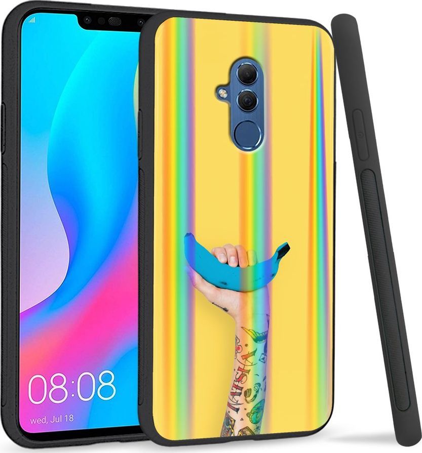Super Fashion Etui Rainbow Series na Huawei Mate 20 Lite Niebieski banan 1