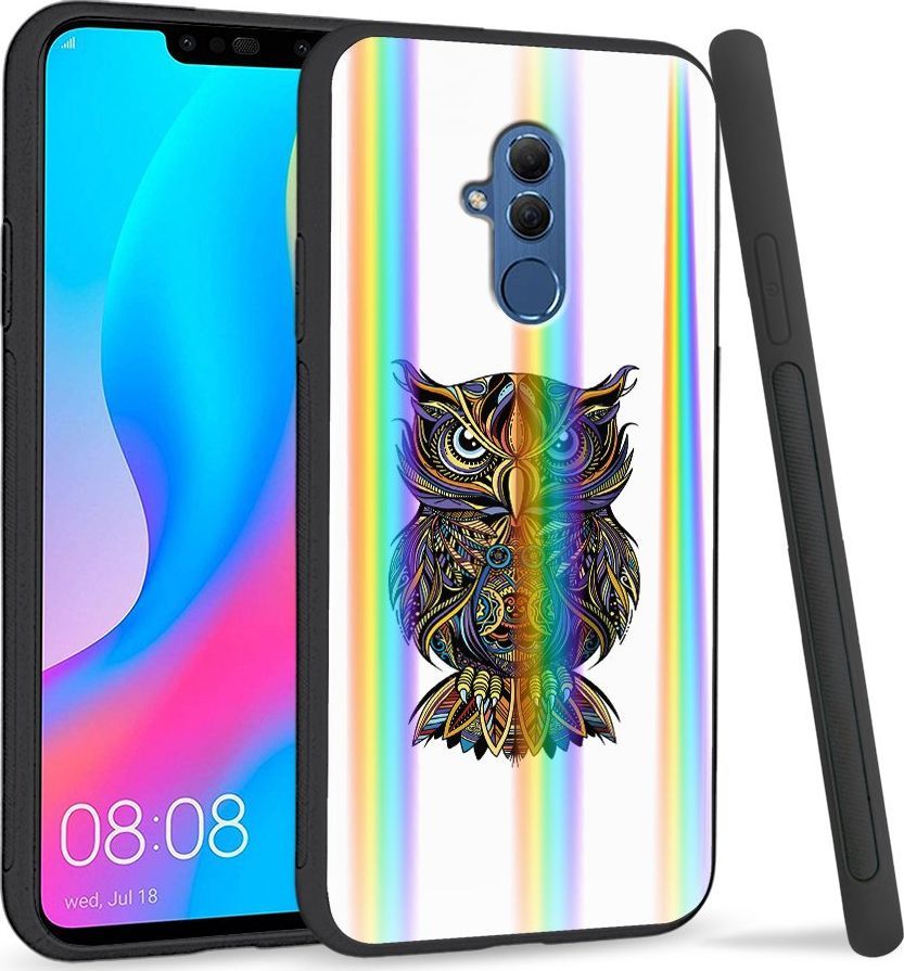 Super Fashion Etui Rainbow Series na Huawei Mate 20 Lite Sowa 1