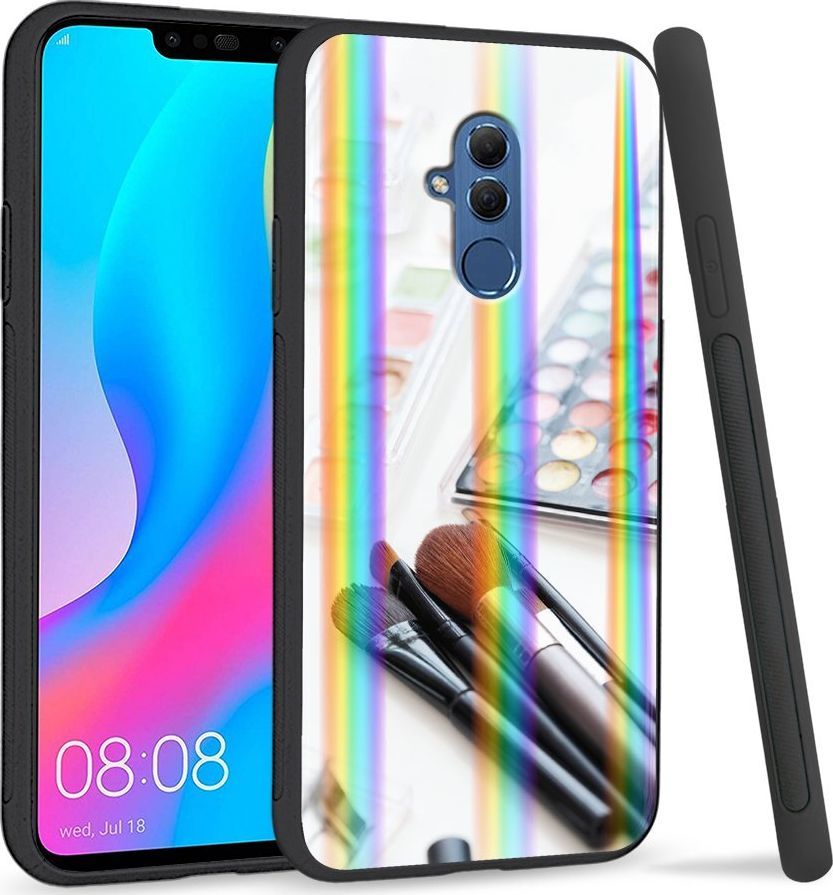 Super Fashion Etui Rainbow Series na Huawei Mate 20 Lite Makijaż 1