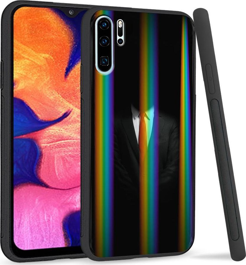 Super Fashion Etui Rainbow Series na Huawei P30 Pro Man in Black 1