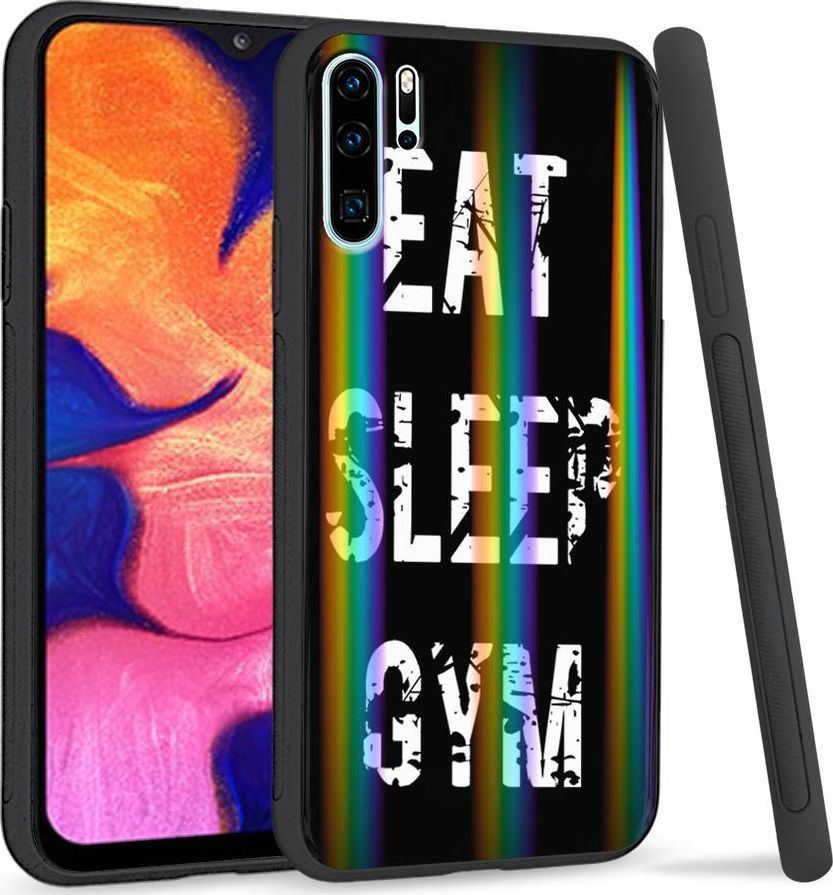 Super Fashion Etui Rainbow Series na Huawei P30 Pro Eat Sleep Gym 1