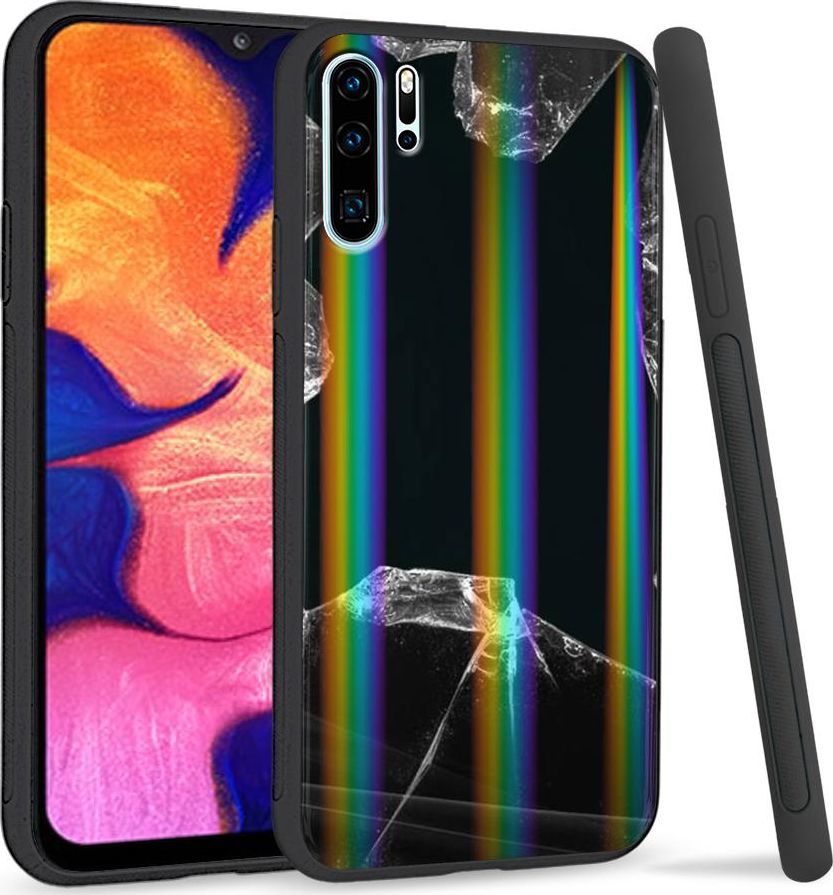 Super Fashion Etui Rainbow Series na Huawei P30 Pro Broken Glass 1