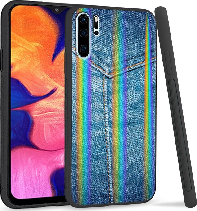 Super Fashion Etui Rainbow Series na Huawei P30 Pro Jeans Pocket 1
