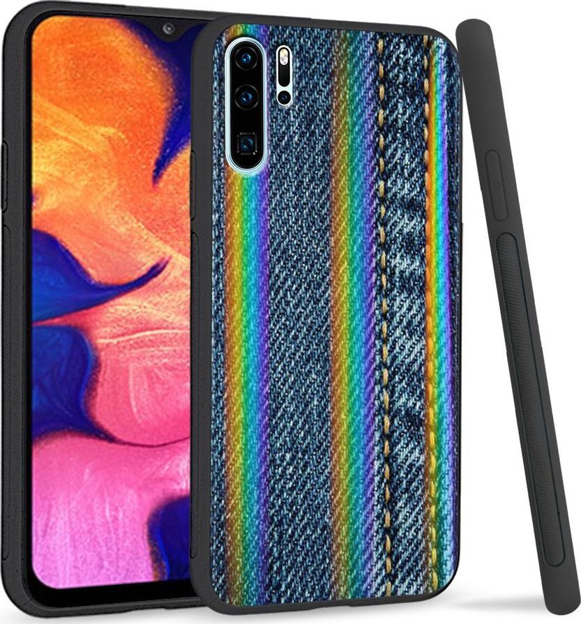Super Fashion Etui Rainbow Series na Huawei P30 Pro Jeans 1