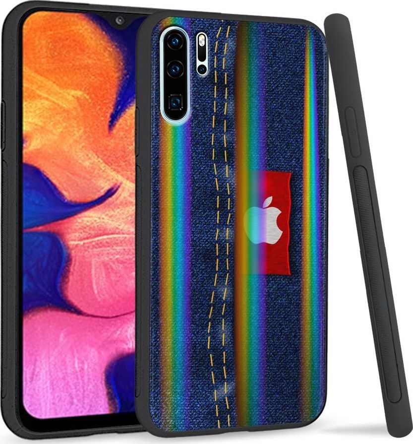 Super Fashion Etui Rainbow Series na Huawei P30 Pro Jeans Apple 1