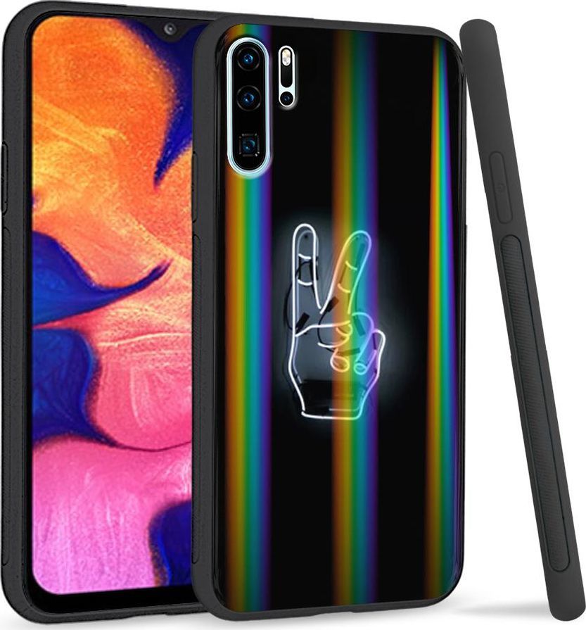 Super Fashion Etui Rainbow Series na Huawei P30 Pro Peace 1