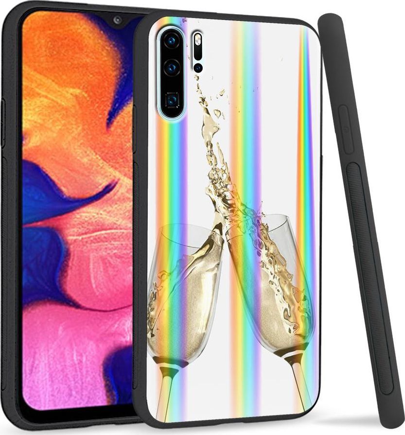 Super Fashion Etui Rainbow Series na Huawei P30 Pro Szampan 1