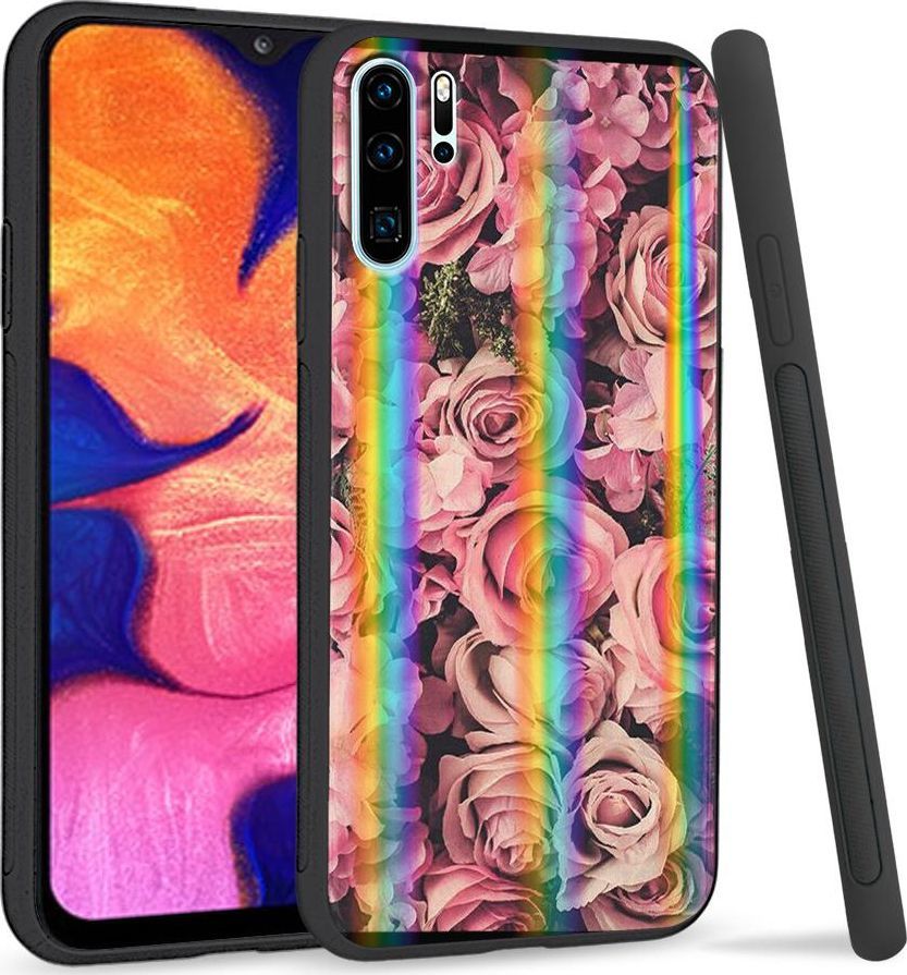 Super Fashion Etui Rainbow Series na Huawei P30 Pro Roses 1