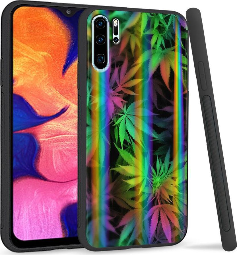 Super Fashion Etui Rainbow Series na Huawei P30 Pro Tęczowe Zioło 1