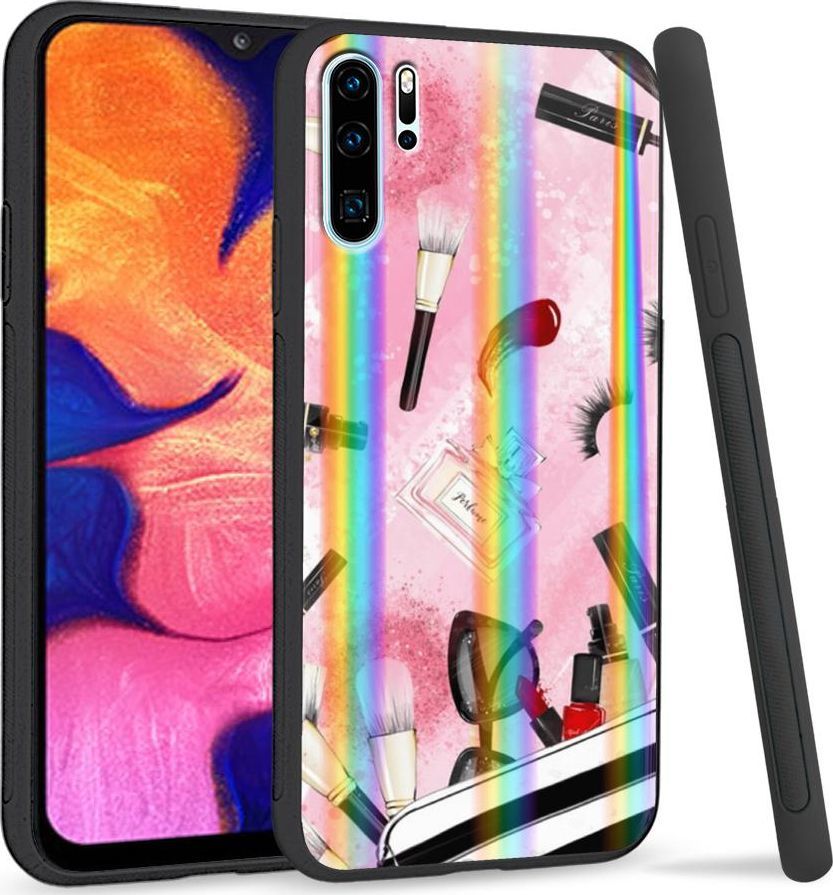 Super Fashion Etui Rainbow Series na Huawei P30 Pro Make'up 1