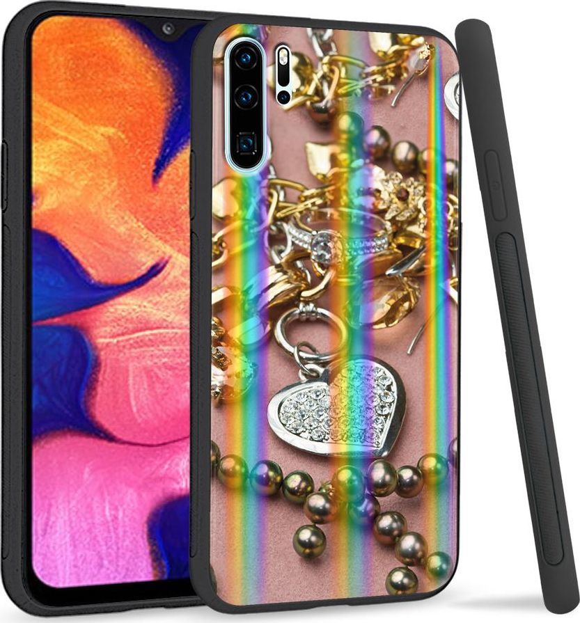 Super Fashion Etui Rainbow Series na Huawei P30 Pro Złoto i srebro 1