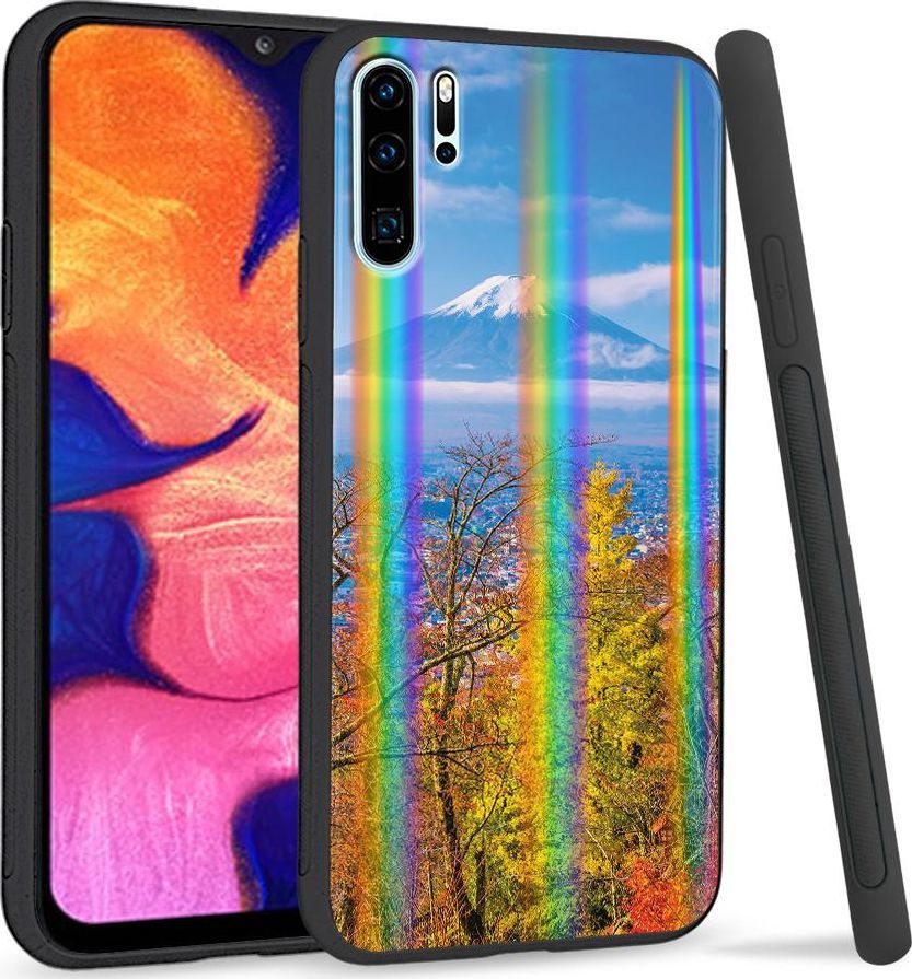 Super Fashion Etui Rainbow Series na Huawei P30 Pro Widk vulkan 1