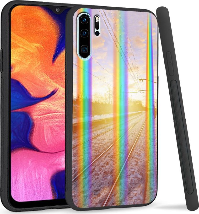 Super Fashion Etui Rainbow Series na Huawei P30 Pro Wschód słońca 1