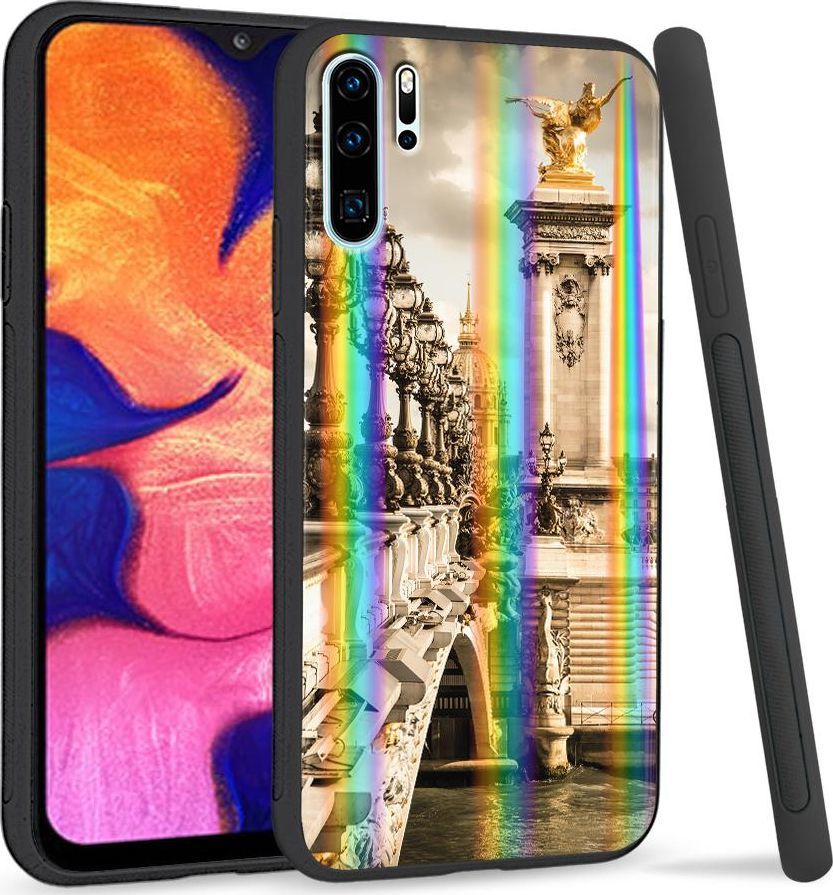 Super Fashion Etui Rainbow Series na Huawei P30 Pro Stary most 1