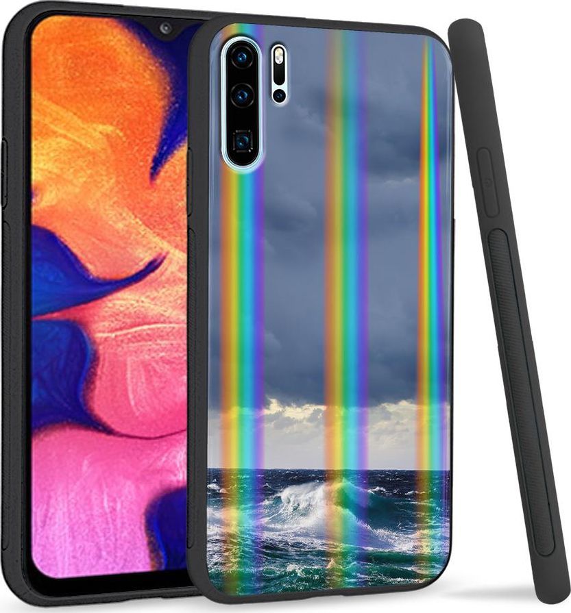 Super Fashion Etui Rainbow Series na Huawei P30 Pro Fale na morzu 1