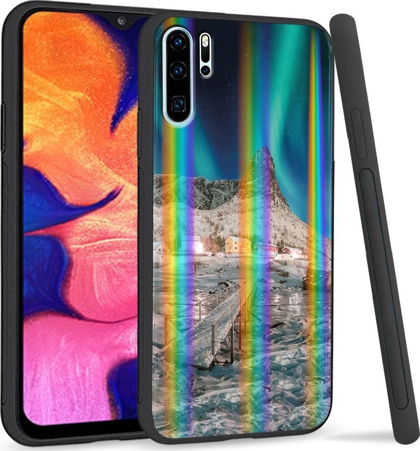 Super Fashion Etui Rainbow Series na Huawei P30 Pro Zorza 1