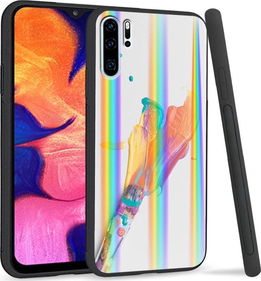 Super Fashion Etui Rainbow Series na Huawei P30 Pro Pastelowe farby 1