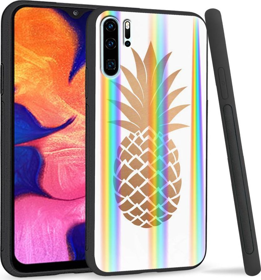 Super Fashion Etui Rainbow Series na Huawei P30 Pro Złoty Ananas 1