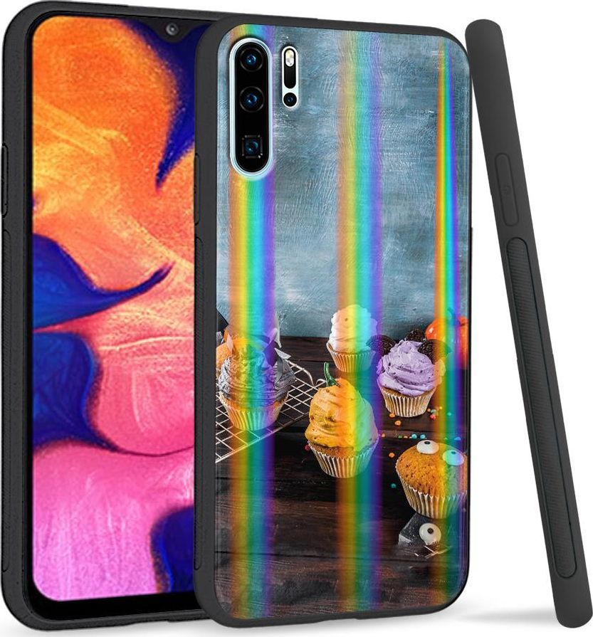 Super Fashion Etui Rainbow Series na Huawei P30 Pro Babeczki 1