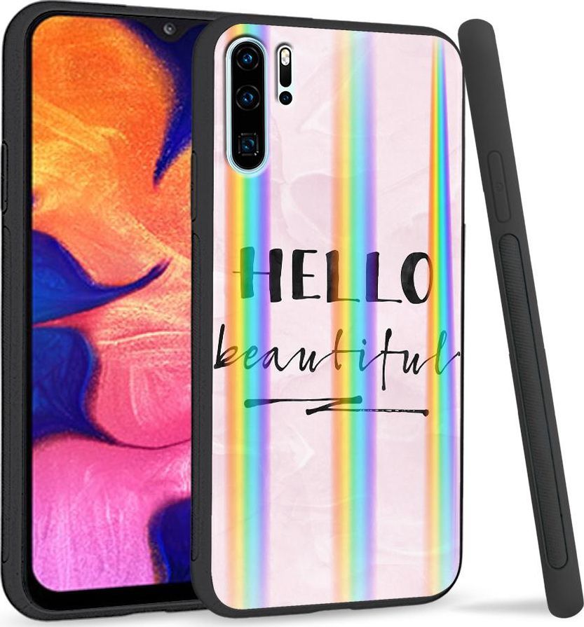 Super Fashion Etui Rainbow Series na Huawei P30 Pro Hello Beautiful 1