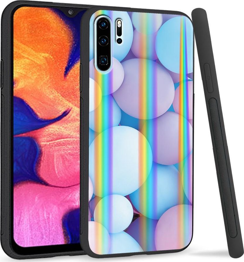 Super Fashion Etui Rainbow Series na Huawei P30 Pro Pastelowe balony 1