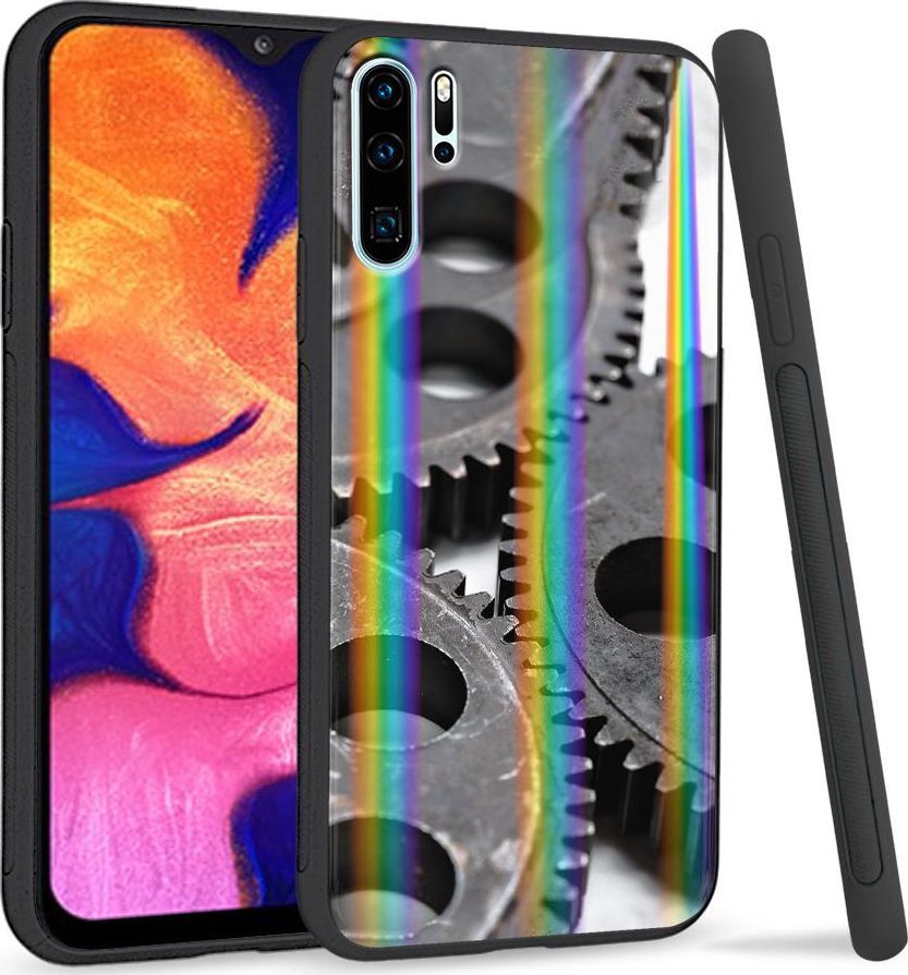 Super Fashion Etui Rainbow Series na Huawei P30 Pro Koła zębate 1