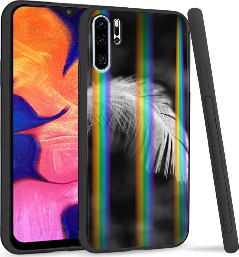 Super Fashion Etui Rainbow Series na Huawei P30 Pro Pióro 1
