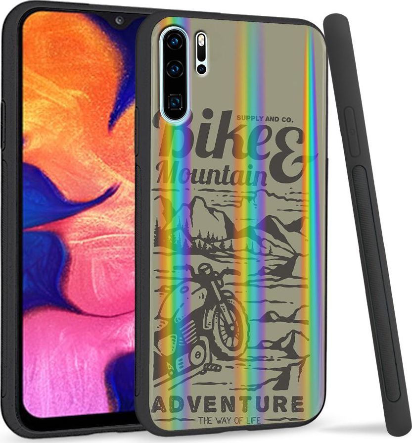 Super Fashion Etui Rainbow Series na Huawei P30 Pro Motor w górach 1