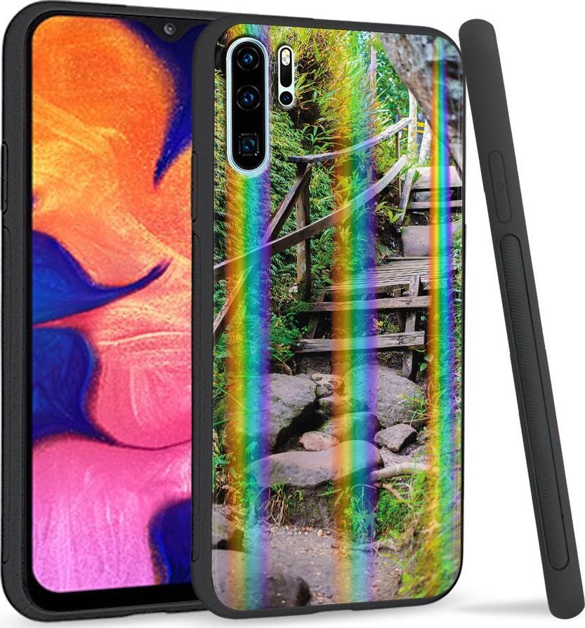 Super Fashion Etui Rainbow Series na Huawei P30 Pro Leścia ścieżka 1