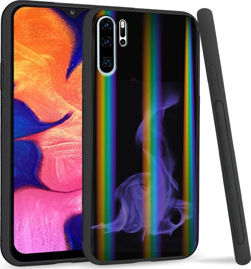 Super Fashion Etui Rainbow Series na Huawei P30 Pro Fioletowy dym 1