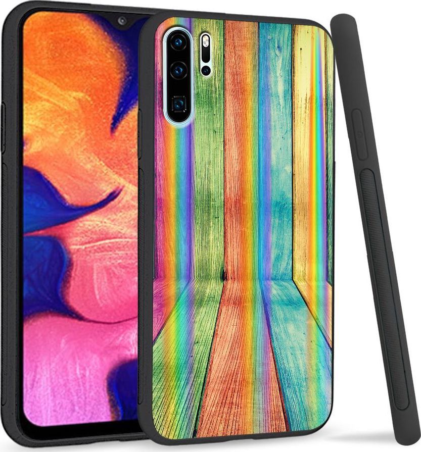 Super Fashion Etui Rainbow Series na Huawei P30 Pro Kolorowe deski 1