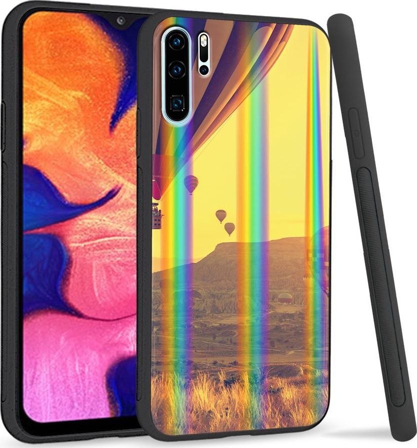 Super Fashion Etui Rainbow Series na Huawei P30 Pro Lot balonem 1