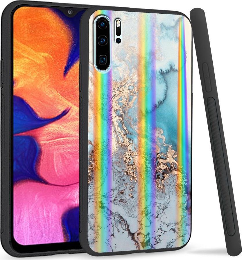 Super Fashion Etui Rainbow Series na Huawei P30 Pro Abstrakcja 1