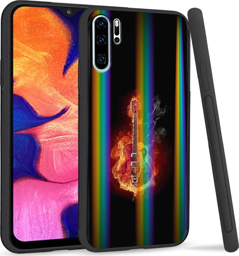 Super Fashion Etui Rainbow Series na Huawei P30 Pro Burning Guitar 1